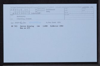 Broubster, ND06SW 20, Ordnance Survey index card, Recto