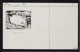 Latheron, West Byres, Barn And Cross Slab, ND13SE 26, Ordnance Survey index card, Recto