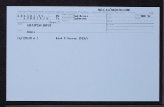 Gillivoan, ND13SE 59, Ordnance Survey index card, Recto