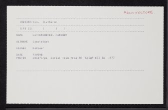 Latheronwheel Harbour, ND13SE 63, Ordnance Survey index card, Recto