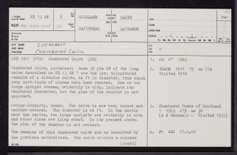 Loedebest, ND13SW 8, Ordnance Survey index card, page number 1, Recto