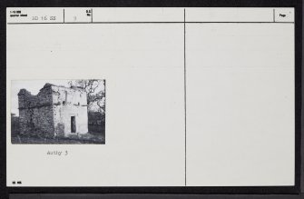 Stemster House, Dovecot, ND16SE 9, Ordnance Survey index card, Recto
