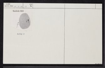Sordale Hill, ND16SE 19, Ordnance Survey index card, Recto