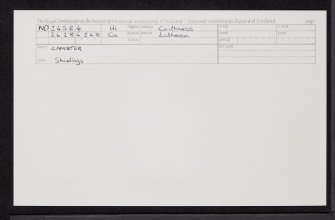 Camster, ND24SE 4, Ordnance Survey index card, Recto