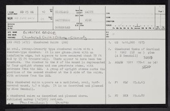Bilbster, ND25SE 10, Ordnance Survey index card, page number 1, Recto