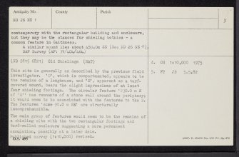 Toftranald, ND26NE 1, Ordnance Survey index card, page number 3, Recto