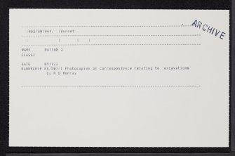 Rattar, ND27SW 4, Ordnance Survey index card, Recto