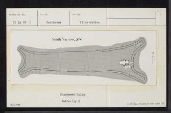 South Yarrows, North, ND34SW 6, Ordnance Survey index card, Recto