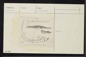 Killimster, ND35NW 6, Ordnance Survey index card, Recto