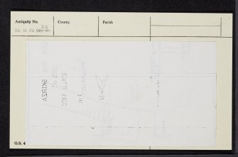 Skirza, ND36NE 33, Ordnance Survey index card, Recto
