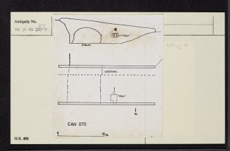Freswick Castle, Bridge, ND36NE 37, Ordnance Survey index card, Verso