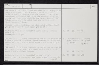 Whitegate, ND36SE 3, Ordnance Survey index card, page number 2, Verso