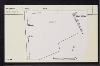 Stain, ND36SW 21, Ordnance Survey index card, Recto