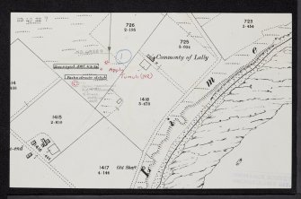 South Ronaldsay, Dyke-End, ND49SE 9, Ordnance Survey index card, Recto