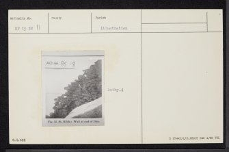 St Kilda, Dun, Na Sgarain, NF19NW 11, Ordnance Survey index card, Recto