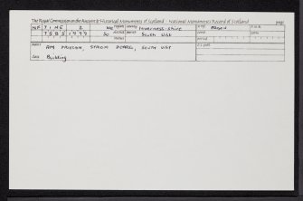 South Uist, Strom Dearg, Am Priosan, NF71NE 2, Ordnance Survey index card, Recto