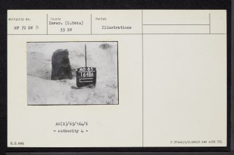 South Uist, Sligeanach Kildonan, NF72NW 3, Ordnance Survey index card, Recto