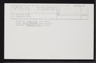 North Uist, Oban Nam Fiadh, NF86SW 12, Ordnance Survey index card, Recto