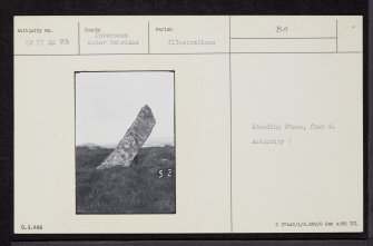 North Uist, Maari, NF87SE 23, Ordnance Survey index card, Recto