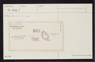 Harris, Rodelpark, NG08SE 1, Ordnance Survey index card, Recto