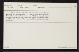 Skye, Neist Fhiadhach, NG14NW 4, Ordnance Survey index card, page number 2, Verso