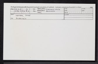 Skye, Vatten, NG24SE 2, Ordnance Survey index card, Recto