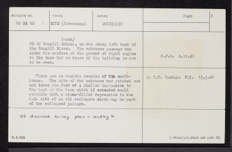 Skye, Vatten, NG24SE 2, Ordnance Survey index card, page number 2, Verso