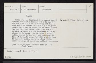 Claigan, NG25SW 2, Ordnance Survey index card, page number 2, Verso