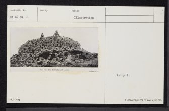 Skye, Dun Borrafiach, NG26SW 2, Ordnance Survey index card, Recto