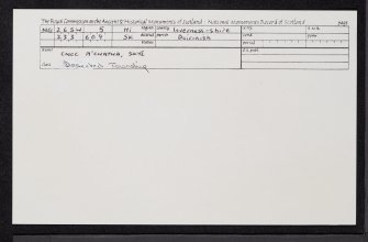 Skye, Trumpan Mor, NG26SW 5, Ordnance Survey index card, Recto