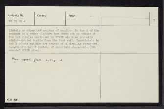 Skye, Peinduin, NG35NE 2, Ordnance Survey index card, page number 3, Recto