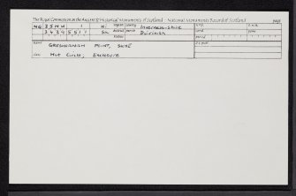 Skye, Greshornish Point, NG35NW 1, Ordnance Survey index card, Recto