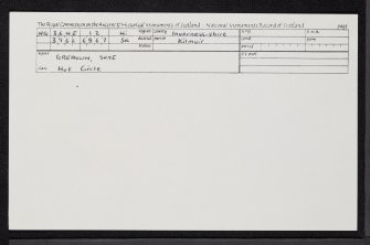 Greaulin, Skye, NG36NE 12, Ordnance Survey index card, Recto