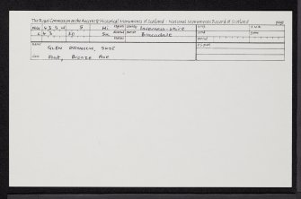 Skye, Glen Drynoch, NG43SW 5, Ordnance Survey index card, Recto