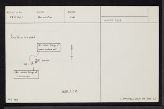 Shiant Islands, Garbh Eilean, NG49NW 2, Ordnance Survey index card, Recto