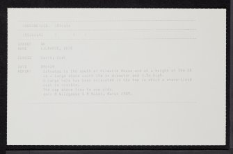 Kilmarie, Skye, NG51NE 15, Ordnance Survey index card, Recto