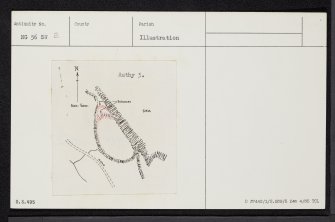 Dun Dearg, Valtos, Skye, NG56SW 2, Ordnance Survey index card, Recto