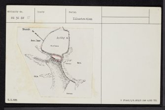 Dun Hasan, Rubha Nan Brathairean, Skye, NG56SW 5, Ordnance Survey index card, Recto