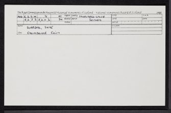 Skye, Suardal, NG62SW 4, Ordnance Survey index card, Recto