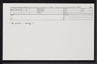 Camusterrach, NG74SW 4, Ordnance Survey index card, Recto