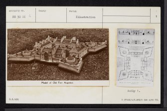 Fort Augustus Abbey, Church, Monastery And School, NH30NE 6, Ordnance Survey index card, page number 1, Recto