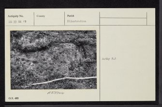 Midton 1, NH33SE 18, Ordnance Survey index card, Recto