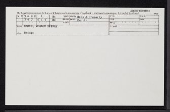 Garve, Wooden Bridge, NH36SE 4, Ordnance Survey index card, Recto