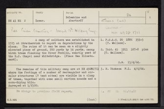 Whitebridge, NH41NE 2, Ordnance Survey index card, page number 1, Recto