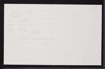 Fodderty, NH45NE 1, Ordnance Survey index card, Recto