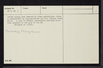 Boleskine, NH51NW 1, Ordnance Survey index card, page number 3, Recto