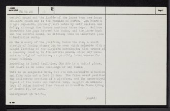 Dun Mor, NH54NW 13, Ordnance Survey index card, page number 2, Verso