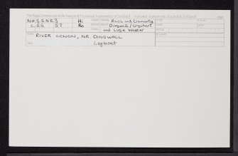 Dingwall, NH55NE 3, Ordnance Survey index card, Recto