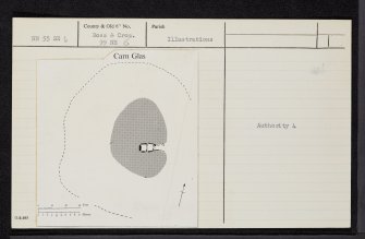 Carn Glas, Mains Of Kilcoy, NH55SE 6, Ordnance Survey index card, Recto