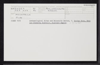 Mountrich, NH56SE 9, Ordnance Survey index card, Recto